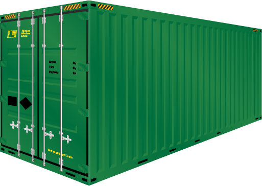 Alaska Marine Lines Dry Cargo Container
