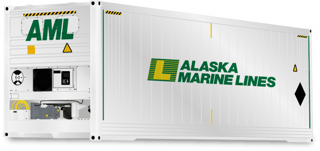 Alaska Marine Lines Refrigerated Container