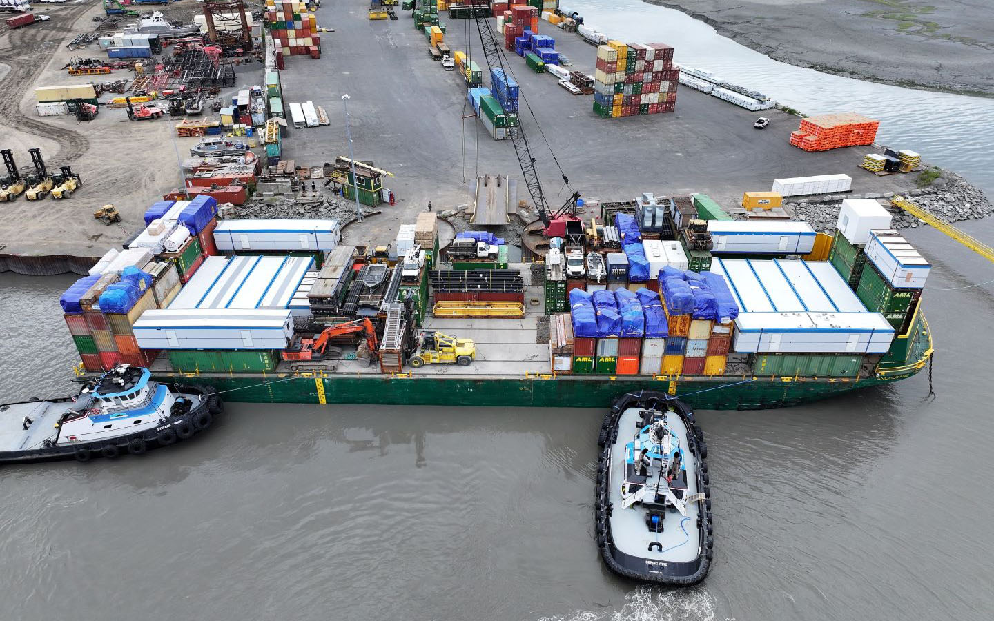 Alaska Marine Lines barge