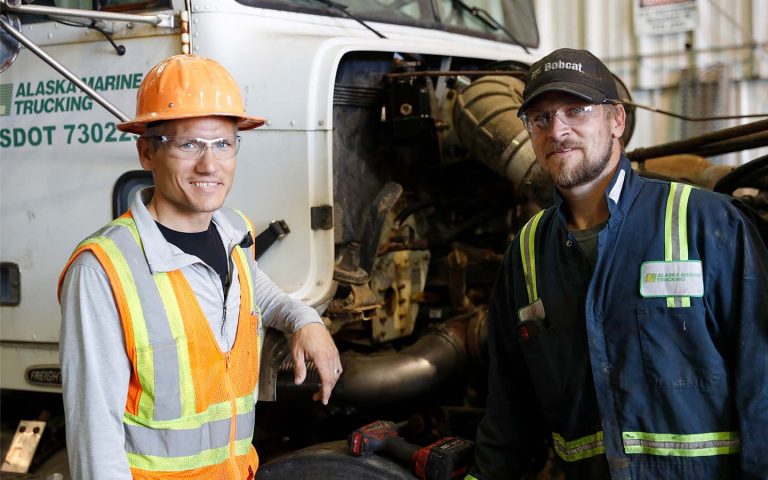 Alaska Marine Trucking employees