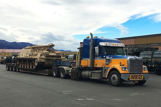 We’re familiar with transporting oversized government equipment.